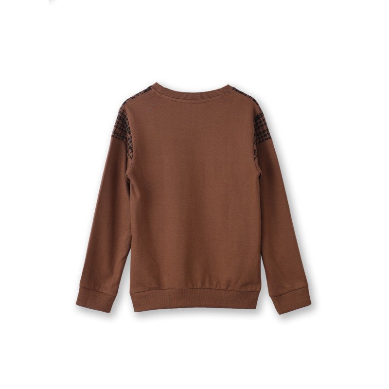 Pamkids Coffee Comfort and Bark Bliss: Boys' Coffee & Bark Accent Sweatshirt - Where Style Meets Play (Sizes 1-12 Years) Pamkids Coffee Comfort and Bark Bliss: Boys' Coffee & Bark Accent Sweatshirt - Where Style Meets Play (Sizes 1-12 Years)